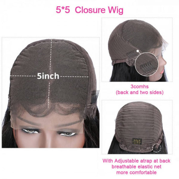 5X5 HD WIGS